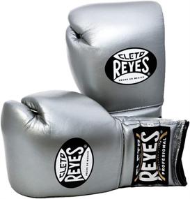 img 2 attached to 🥊 Ringside Cleto Reyes Hook and Loop Boxing Training Gloves, Silver, 14 OZ - Premium Silver Boxing Gloves for Effective Training