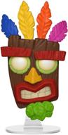 🎮 exclusive crash bandicoot aku aku collectible figure – add a pop of multicolor fun to your gaming collection! logo