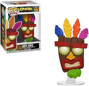 img 1 attached to 🎮 Exclusive Crash Bandicoot Aku Aku Collectible Figure – Add a Pop of Multicolor Fun to Your Gaming Collection!