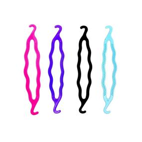 img 2 attached to 💇 16PCS Hair Braiding Tool Set with Topsy Tail Hair Tools, Hair Design Styling Tools, DIY Hair Accessories Hair Modeling Kit, Twist Plait Ponytail Maker Accessories with Rat Tail Comb