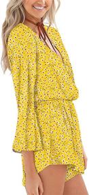 img 3 attached to 👗 Relipop Fashion Sleeves Playsuit Jumpsuit: Stylish Women's Clothing for Jumpsuits, Rompers & Overalls