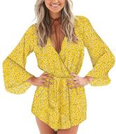 👗 relipop fashion sleeves playsuit jumpsuit: stylish women's clothing for jumpsuits, rompers & overalls logo