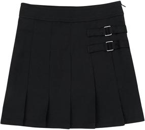 img 4 attached to 👗 ACSUSS Uniform Pleated Scooter: Versatile Girls' Clothing for Skirts & Skorts