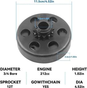 img 1 attached to Centrifugal Clutch Screws Minibike Engines