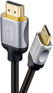 🔌 corepearl 6 feet mini hdmi cable - flexible, durable, and high-speed (mini hdmi to hdmi) for camcorders, cameras, game consoles to hdtv - supports ethernet, 3d, 4k hdr, arc (4k@60hz 18gbps) logo