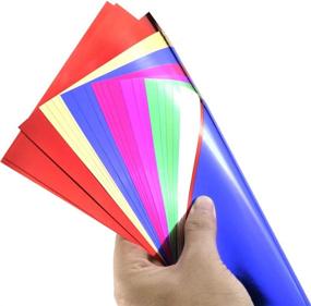 img 2 attached to 💌 Newbested 140 Sheets Foil Color Cardstock Folding Paper - Metallic Mirror Board Origami Sheets for DIY Cards, Invitations, Scrapbooking, Art and Craft - 7 Colors, 6" x 6