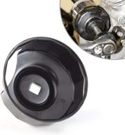 🛠 kiwav oil filter cap wrench for harley-davidson twin cam - 76 mm, 14 flutes (crank sensor)" logo