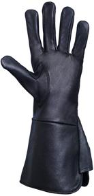 img 1 attached to 🧤 Glamtron Leather Winter Medieval Gloves: Reigning Style and Warmth