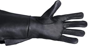 img 3 attached to 🧤 Glamtron Leather Winter Medieval Gloves: Reigning Style and Warmth