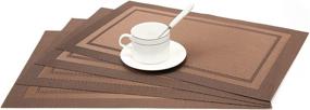 img 3 attached to Non-Slip Resistant Villand Placemats - Decorative and Functional