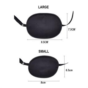 img 1 attached to 👁️ FCAROLYN Silk Eye Patch: Effective Treatment for Lazy Eye, Amblyopia & Strabismus (Small Size)