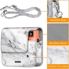 img 2 attached to Fintie Protective Fujifilm Instax Instant Camera & Photo for Bags & Cases