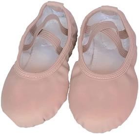 img 2 attached to Clouh Practice Dancing Slippers Toddler Girls' Shoes and Athletic