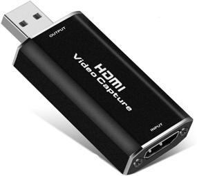 img 4 attached to 🎥 High-Definition 1080p 30fps Video Capture Cards Audio Capture Adapter, HDMI to USB 2.0 - Record Directly to Computer for Gaming, Streaming, Teaching, Video Conference or Live Broadcasting