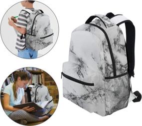 img 2 attached to 🎒 Ultimate ZZKKO Backpacks: Perfect College Camping Daypack with Essential Travel Accessories