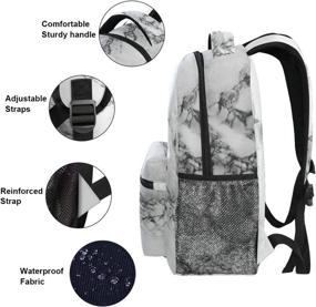 img 1 attached to 🎒 Ultimate ZZKKO Backpacks: Perfect College Camping Daypack with Essential Travel Accessories