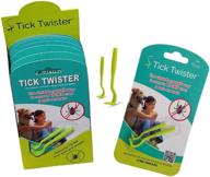 🐾 tick twister remover small and large set display pack (9 pack) - convenient tick removal kit for all sizes logo