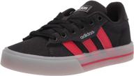 adidas daily skate black white boys' shoes ~ sneakers logo