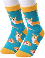 🦈 happypop kids novelty crazy shark animal space sports food crew socks - perfect gift for boys and girls logo