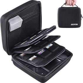 img 4 attached to 🎮 AUSTOR Storage Case for Nintendo 2DS, Black: Secure and Stylish Protection for Your Nintendo Gaming Console