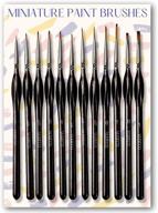 vudeco miniature brushes finisher painting black logo