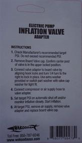 img 2 attached to 🔌 WAKOODA Electric Pump Valve Stem: Fast Inflation with Torque Tabs & Halkey Roberts H3 Valves