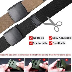 img 1 attached to Blackgrey Hoanan Elastic Stretch Men's Tactical Accessories