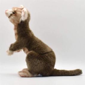 img 3 attached to Hansa 190385 Ferret Plush Brown