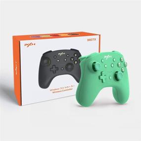 img 3 attached to Experience Seamless Gaming with PXN 9607X Wireless Switch Controller - Nintendo Switch/Switch Lite Compatible, NFC Support, Turbo Mode, Gyro Axis, Dual Vibration - Green