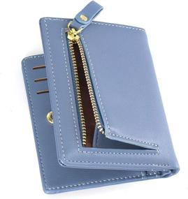 img 4 attached to SUMGOFO Women's Handbags & Wallets: Bifold Leather Wallet Holder