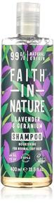 img 4 attached to 🌿 Organic Lavender Geranium Shampoo for Normal to Dry Hair by Faith in Nature - 13.5 fl oz (400 ml)