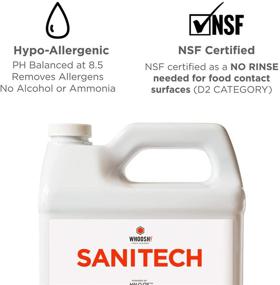 img 2 attached to 🧴 SANITECH Electronic Device Disinfectant & Surface Sanitizer - Kills 99.99% of Bacteria & Viruses, EPA Approved! | 128 fl Oz/1GL