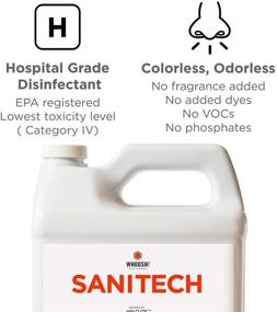 img 1 attached to 🧴 SANITECH Electronic Device Disinfectant & Surface Sanitizer - Kills 99.99% of Bacteria & Viruses, EPA Approved! | 128 fl Oz/1GL