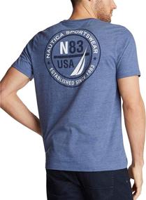 img 2 attached to Nautica Sleeve Classic Graphic Heather Men's Clothing: Stylish and Timeless Apparel for Men