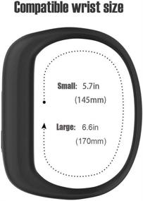 img 1 attached to 👦 Kid's BossBlue Garmin vivofit JR Bands - Soft Silicone Replacement Band for Garmin Vivofit JR/Vivofit JR 2/Vivofit 3 (White, Large)