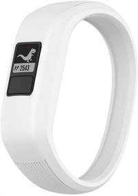 img 4 attached to 👦 Kid's BossBlue Garmin vivofit JR Bands - Soft Silicone Replacement Band for Garmin Vivofit JR/Vivofit JR 2/Vivofit 3 (White, Large)
