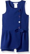 👗 bonnie jean girls little romper - stylish girls' clothing perfect for any occasion logo