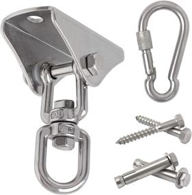 img 4 attached to Hardware Capacity 360°Rotate Stainless Carabiner