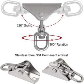 img 2 attached to Hardware Capacity 360°Rotate Stainless Carabiner