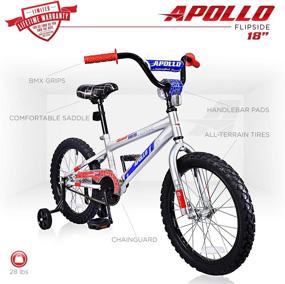 img 2 attached to 🚴 Apollo Flipside Boys Bicycle - 12, 14, 16, 18, 20 inch sizes