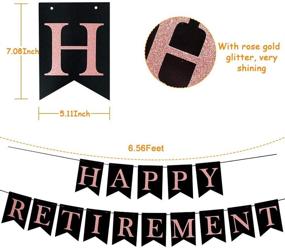 img 2 attached to 🌹 Rose Gold Retirement Party Decorations for Women - Happy Retirement Banner, Officially Retired Sash, Confetti Balloons - Ideal Supplies for Women's Retirement Celebration