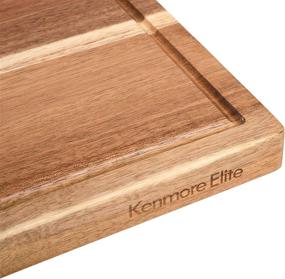 img 2 attached to 🪓 Kenmore Kenosha Acacia Wood Cutting Board, 24x16