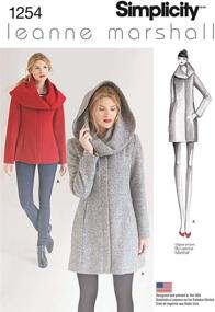 img 3 attached to Simplicity 1254: Leanne Marshall Women's Coat or Jacket Sewing Pattern, Sizes 14-22 - A Guide to Crafting Stylish Lined Outerwear