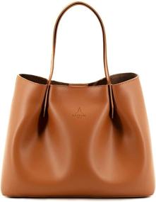 img 4 attached to ALINARI FIRENZE Leather Tote Women