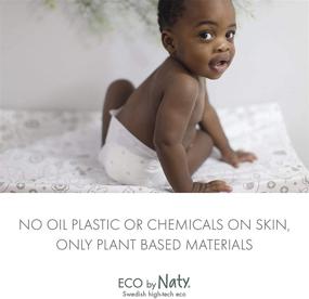 img 2 attached to 🌱 Eco by Naty Size 4 Baby Diapers: Plant-based, 156 Ct, Oil Plastic-Free on Skin, 1 Month Supply