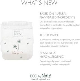 img 1 attached to 🌱 Eco by Naty Size 4 Baby Diapers: Plant-based, 156 Ct, Oil Plastic-Free on Skin, 1 Month Supply