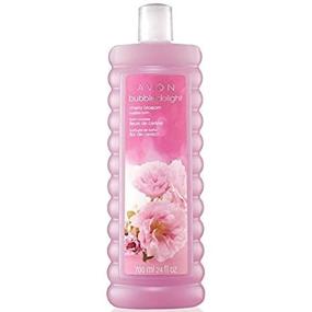 img 1 attached to Роскошь средством для ванн Avon Bubble Delight с ароматом цветущей вишни – 24 унции для живого опыта.