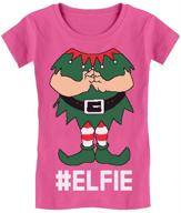 teestars funny christmas fitted t shirt girls' clothing for tops, tees & blouses logo