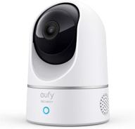 🏠 renewed eufy security 2k pan & tilt indoor cam - wi-fi plug-in ip camera with human & pet ai, voice assistant compatibility, motion tracking, no homebase required logo