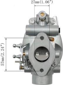 img 1 attached to Carburetor Tractor Carb Replacement Kit for 1993-1952 Ford 2N 8N 9N Tractor - Includes Gasket, Bolts, and Multiple Compatible Replace Numbers